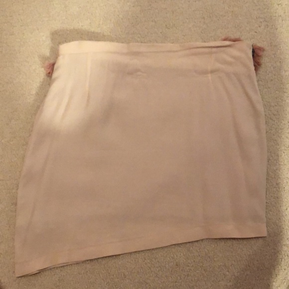 Asymmetrical Beaded & Fringe Skirt - Picture 3 of 4